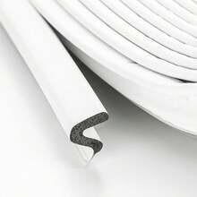 Weather Stripping Door Seal Strip - Soundproof Q-Shaped Foam For Exterior Door Frame, Large Gap Seal, Noise Cancelling, Easy To Install (Black, 40FT) - ColorC - 查看 1