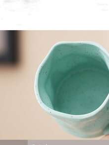 1pc 400ml Ceramic Modern Latte Mug, High-Quality Couple Water Cup, Personalized Milk Malt Breakfast Cup With Creative Latte Art, Suitable For Office, Graduation Party, Homemade Tea Set, Made In China - Multicolor - View 8