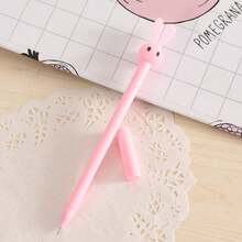 1pc Jelly Rabbit Ballpoint Pen - Student Stationery Signature Pen - Multicolor - View 1