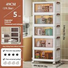 Caixa de armazenamento de 5 camadas de 49cm (48QT) (19.3 pol.)