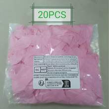 10/20/50/100pcs Pink Nitrile Disposable Waterproof Gloves, Individually PE Bagged, Suitable For: Household Kitchen Cleaning, Beauty, Hairdressing, Tattoo, Arts & Crafts, Extra Long & Thick, High Elasticity, High Fit, Anti-Slip Fingertips, Ambidextrous! - Pink - View 20