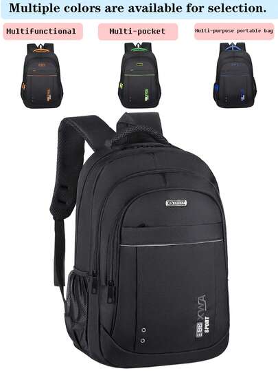 New Style Backpack For Men, Business Bag, Commuting Laptop Bag, Large Capacity Travel Bag, Backpack, School Bag, Simple And Elegant. Holiday Laptop Case