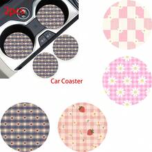 2 piezas Posavasos de coche con estilo, de secado rápido y antideslizante - A - Ver 1