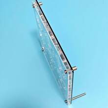 Black Anime Character Acrylic Display Stand, High Transparency Anti-Dust Thickened, Suitable For Displaying Badges Of Gumi And Gumi Series, Baji Badge Size Is 58mm, Can Store 9 Or 1 Baji - Black - View 12