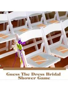 10pcs/Set Bride Riddle Game DIY Wedding Party Supplies, Includes 5 Game Cards And 5 White Pencils, Interactive Guessing Game For Guests And Wedding Decor, Fun Wedding Party Game Accessories - Multicolor - View 9