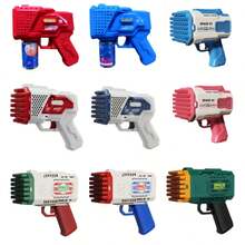 Electric Bubble Gun Toys For Children, Outdoor Wedding, Beach, Pool, And Water Bubble Guns, Perfect For Boys And Girls As Halloween, Christmas, Birthday Gifts, And Outdoor Parties. Colorful Plastic Bubble Guns, A Great Christmas And New Year's Gift. - 2 vật phẩm ngẫu nhiên - Xem 8