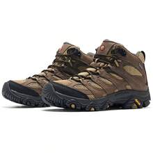 MERRELL MOAB 3 SYN MID GTX 男士高帮户外徒步靴，减震、耐磨、防水 - 棕 - 查看 2