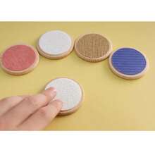 Brinquedo Montessori Tabuleiro Tátil Jogo de Correspondência Sensorial, Brinquedo de Treinamento de Reconhecimento de Cores, Percepção Cognitiva e Memória, Brinquedo de Desenvolvimento da Primeira Infância, Presente de Natal e Halloween - Multicolorido - Visão 9