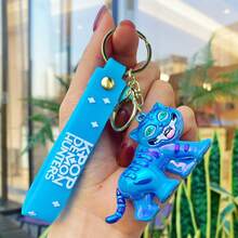 1pc Electroplated K-POP Witch Girl Group Keychain Cartoon 3D Figurine Couple Bag Charm Car Key Chain - Multicolor - View 12