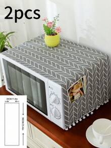 1/2 pièces Chiffon multi-fonctionnel anti-poussière, convient pour machine à laver, table de chevet, appareils électroménagers, décoration de la maison, toutes saisons, décoration de cuisine, articles ménagers, cadeau pour la fête des mères, décoration de chambre, jardin, décoration de cuisine, été, plage, accessoires de voyage, décoration de chambre, squishy, remise des diplômes - Gris - Voir 12