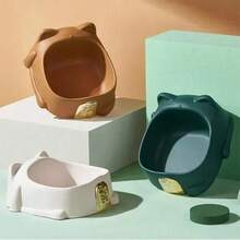 Large Capacity Anti-Slip Ceramic Water & Food Bowl, Cartoon Wide Bottom Design, Suitable For Cats & Small Dogs - 100ml - View 10