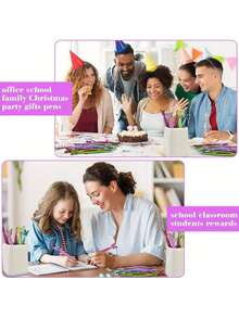 3pcs/Set Creative Heart-Shaped Ballpoint Pen Set, Love Theme Pens, Office Supplies, Perfect Valentine's Day Gift For Boyfriend/Girlfriend, Office Supplies, Study Supplies, Wedding Supplies, Valentine's Day Gift, Romantic Gift, Valentine's Day - Multicolor - View 10