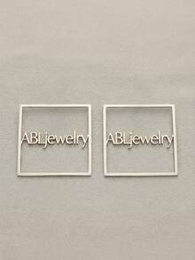 Custom Name Earring,Oversized Square Hoop Earrings , Bold Oversized Lightweight Gold Hoops,Handmade Statement Jewelry,Lightweight Modern Geometric Hoops , Minimalist Art Jewelry,Elegant Statement Jewelry ,Name Hoops Earring,Best Friend Gift,Mother's Day Gift, Anniversary Gift