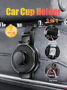 三合一车载杯架出风口通用可调节饮料架水瓶烟灰缸防震稳定汽车收纳架 - A - 查看 12