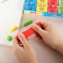 Moldable Stretchy Stress Relief Eraser, Color Changing, Clean Erasable, Suitable For Campus Drawing, Stress Relief, Mood Soothing, Back To School Gift - Multicolor Random Color - View 4