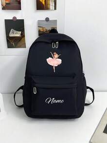 Ba lô thiết kế theo yêu cầu, lý tưởng cho học sinh hoặc sử dụng hàng ngày; thời trang và đa năng, được làm từ chất liệu nylon bền chắc; có thể cá nhân hóa với tên hoặc lời chúc mừng ngày lễ; phù hợp cho cả nam và nữ; thiết kế trang nhã và đơn giản, mềm mại và thoải mái; màu sắc tươi sáng; đáng yêu và quyến rũ; hoàn hảo cho trang phục thường ngày; món quà cá nhân hóa độc đáo dành cho gia đình và bạn bè. - màu đen - Xem 14