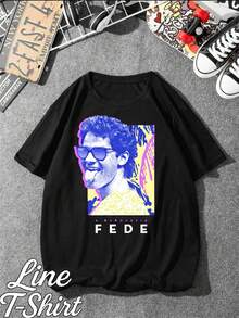 Cazuza T-Shirt, Brazilian MPB Singer, "The Bourgeoisie Stinks," Unisex, Men's/Women's, 100% Cotton, Top Premium Streetwear, New Release, Immediate Shipping, Various Colors!! Plus Size - 黑色 - 查看 1