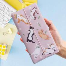 Travelers Notebook Inserts With PVC Sleeve,Undated Weekly Planner,Weekly To Do List Notepad,30 Sheets,8.25\ X 4.25\,Pocket Notebook For Journals,Dis,Planners,Pink Cat - PinkCatPVCSleeveHolder & WeeklyPlanNotebook - View 8