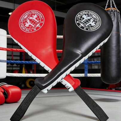2pcs/Set Boxing Target, Taekwondo Kicking Board, Focal Hexagon Kicking Pad, Martial Arts Kicking Target, Adult Jumping Board, Unisex