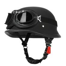 New Unisex Retro Half-Face Motorcycle Helmet, Outdoor Riding Motorcycle Helmet, DOT Certified, Anti-Fall Anti-Collision Riding Helmet, Size S-XXL - 307 Helmet - View 35