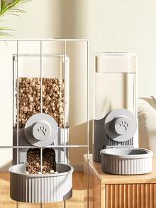 Dispensador de agua colgante para gatos, suministros de agua para perros, jaula colgante, tazón de agua para perros, tazón de alimentación para mascotas pequeñas, tazón para gatos, alimentador automático para mascotas - Multicolor - Ver 4