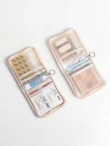 1pc Multi-Functional Fabric Small Medicine Bag, Portable Medical First Aid Kit, Outdoor Travel Medicine Bag, Dorm Emergency Medicine Storage Bag, Travel Accessories, Travel Essentials, Outdoor Office School Travel Supplies, Perfect For Beach, Summer Vacation, Back To School, Suitable For Travel And Home Use. - Multicolor - View 10