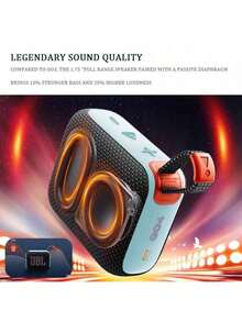 JBL Go4 Portable Bluetooth Speaker, Low-Frequency Waterproof Mini Speaker, Wireless High-Quality Hands-Free Speaker, Supports USB Playback, Compatible With IOS/Android/PC, Battery Life Up To 7 Hours - Multicolor - View 4