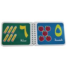 Toddlers Arabic Flip Books - Number And Alphabet Arabic Learning Cards Books For Children, Arabic Language Development, Arabic ABC Alphabet Educational Flashcards Letter/Number Card , , Early Childhood Language And Mathematics Tools.