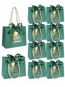 Green With Green Ribbon [Graduation Season Handbag]