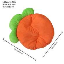 舒适胡萝卜造型小动物兔窝 - 保暖聚酯纤维窝，适用于豚鼠、仓鼠、松鼠、刺猬等宠物 - 室内笼具配件，笼垫，温暖舒适