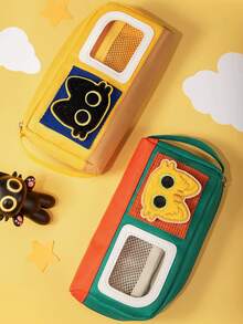 Estuche para lápices con patrones de gatitos lindos en estilos surtidos, elegante y espacioso. Suministros de oficina y escolares > Almacenamiento de papelería de oficina > Estuche para lápices > Bolsa para bolígrafos - Multicolor - Ver 9