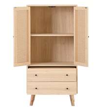 Dining Room Living Room Sideboard Chest Of Drawers Standing Cabinet Storage Sideboard TV Table With Doors And Drawers Sideboard With Large Storage Space Width 60 Cm - Khaki - View 7