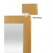 Mirror 13x49 Black Rectangle Large Wall Mirror For Bathroom Or Living Room - Vàng - Xem 5