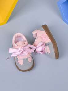 Zapatillas deportivas de estilo ballet para niñas pequeñas, Colección Primavera/Otoño 2026 - Rosa - Ver 7