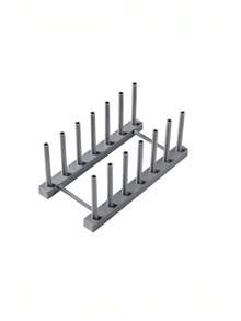 1 Giá để bát đĩa nhà bếp màu trơn, giá đựng bát đĩa trong tủ bếp, giá đựng đa năng có thể tháo rời, thích hợp cho nhà bếp, tủ bếp, v.v., dùng để đựng đĩa, nắp nồi, dụng cụ nhà bếp, v.v. - Nhiều màu - Xem 11