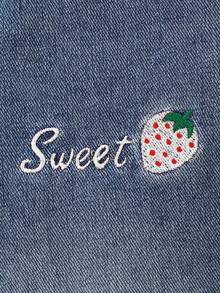 Quần jeans ống rộng dáng suông, quần denim ống đứng đa năng, phong cách đường phố. - Rửa nhẹ - Xem 7