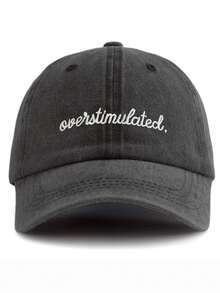 1顶刺绣水洗棒球帽，女士遮阳帽，男女通用，卡车帽，沙滩帽，男女钓鱼帽，灰色，男女皆宜，适合派对、趣味高尔夫、乡村、生日、复古场合佩戴，适合春、夏、秋、冬四季，也是送给朋友的节日礼物。 - 棒球帽 - 查看 9