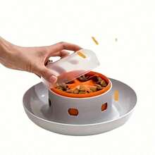 互动式狗狗零食分配器 - 喂食器兼益智玩具，耐用塑料宠物喂食站狗碗宠物用品 - 彩色 - 查看 5