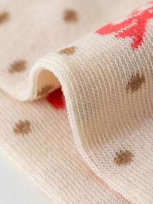 7 Pairs Women's Thin Cute Bow Breathable Moisture-Wicking Low-Cut Ankle Socks, Spring/Summer