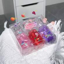 HERORANGE Set de 3 aceites labiales hidratantes con sabor a fruta, brillo labial, nutritivo, cuidado, reparador, hidratante, para labios suaves - Multicolor - Ver 6