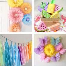 6 Rolls Crinkle Paper Ribbons, Random Style, Pastel Rainbow Colors, Suitable For Birthday Party, Wedding, Graduation, Mother's Day, Easter Decoration, DIY Crafts, Party Decor, Event Styling, Lightweight Material, Easy To Hang, Celebration Decoration, Party Planner, Event Organizer - Multicolor - View 9
