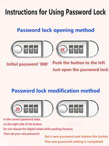 1 件装带密码锁的钱包，密码保护的储蓄簿，带密码保护的现金收纳夹，透明口袋可存放纸币和现金，带密码拨盘和金属扣的可锁现金盒和密码记事本 - 可锁现金收纳包，旅行钱包