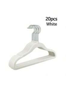 Premium 11.8-Inch Children's Hangers, Pack Of 20, Gray Baby Velvet Hangers, Non-Slip, Space-Saving Felt Hangers, Wardrobe Clothes Organizer, With 360° Swivel Hooks, Suitable For Children, Toddlers, And Teenagers - Multicolor - View 17