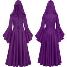 Cosplay Clothing - 251210 Purple Bell-sleeve Women's Dress - View 4