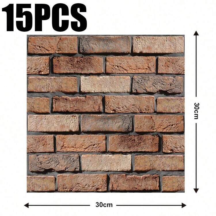 20 miếng dán tường giả gạch 3D bằng PVC, chống thấm nước, thích hợp cho phòng tắm, bếp, dễ lau chùi, gạch ốp tường nhỏ, phù hợp trang trí nội thất nhà ở, xe RV, nhà cho thuê. - Nhiều màu - Xem 14
