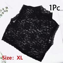 New Lace Collar Decor Pullover Vest For Women, Stretchy Plus Size Undershirt For Autumn/Winter - Multicolor - View 16