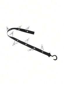 1pc Storage Multifunctional Bedroom Object Hanging Wall Behind The Door, Foyer Wardrobe Clip Baseball Cap Storage Hook Rack Hanging Hat Storage Hook Rack Hanging Hat/Clothes/Accessories/Scarves/Handkerchiefs Easy To Carry When Traveling And Going Out - Multicolor - View 11