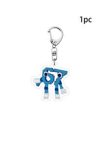 2D Flat, 1pc Funny "67" Number Keychain - Fashionable "67" Number Keychain, Can Be Hung On Bags And Backpacks - Suitable As A Quirky Christmas Gift, 2D Flat - Multicolor - View 11