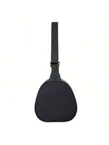 Lässige Farbblock runde Zylinder Sport Umhängetasche, lässige Buchstaben Muster runde Zylinder Sport Fitnesstasche, tragbare Reißverschluss leichte Handtasche modisch unisex für den täglichen Gebrauch, leichte Gepäcktasche mit großem Fassungsvermögen, Trainingstasche - Grau - Übersicht 4