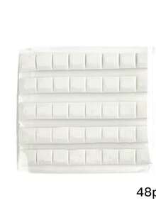 Reusable White Nail Gel Clay For Nail Art Practice Display Stand, Multifunctional White Nail Clay Rubber Nail Practice Fixing Tool